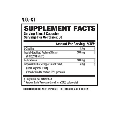 Jacked Factory - N.O. XT Nitric Oxide Booster